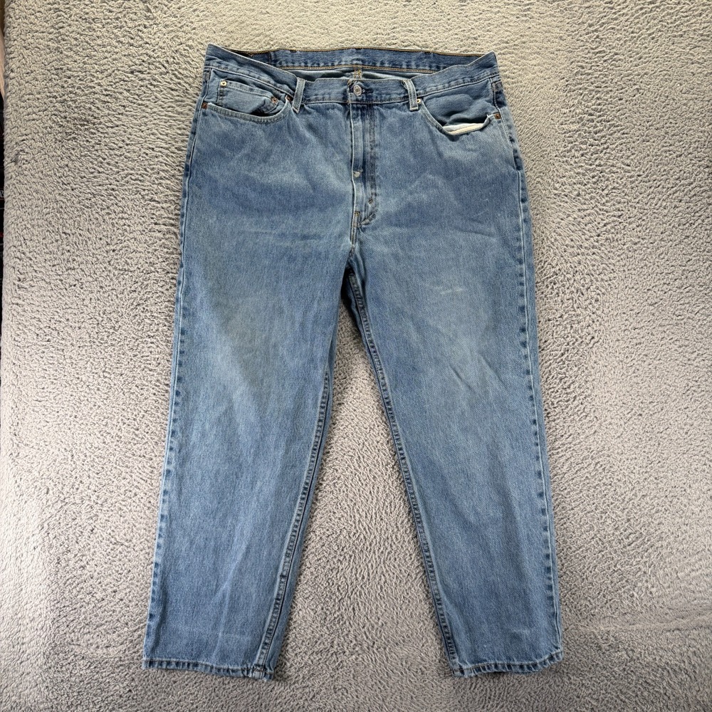 Levi's 550 Jeans Men's 40x30 Blue Cotton Denim Straight Leg Workwear Utility